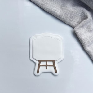 Hochzeit Staffelei Ausstechform & Stempel | Verlobungs-Party Cutter