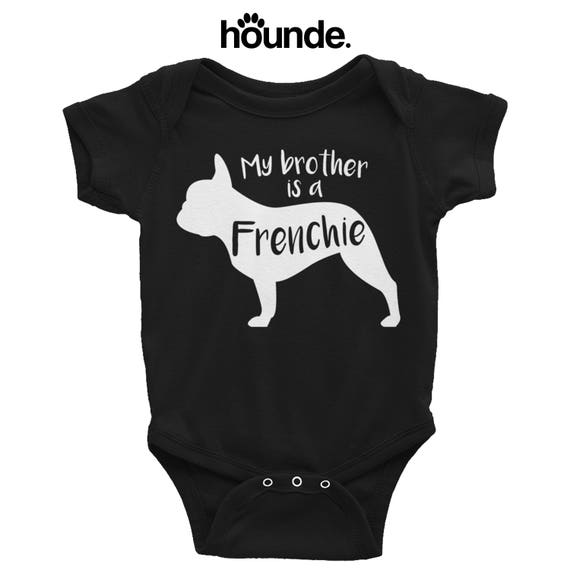 frenchie baby onesie