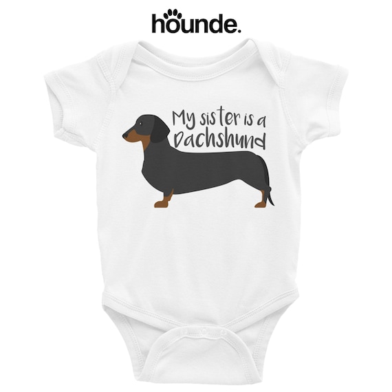 dachshund onesie for baby