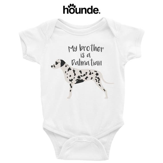 dalmatian onesie baby