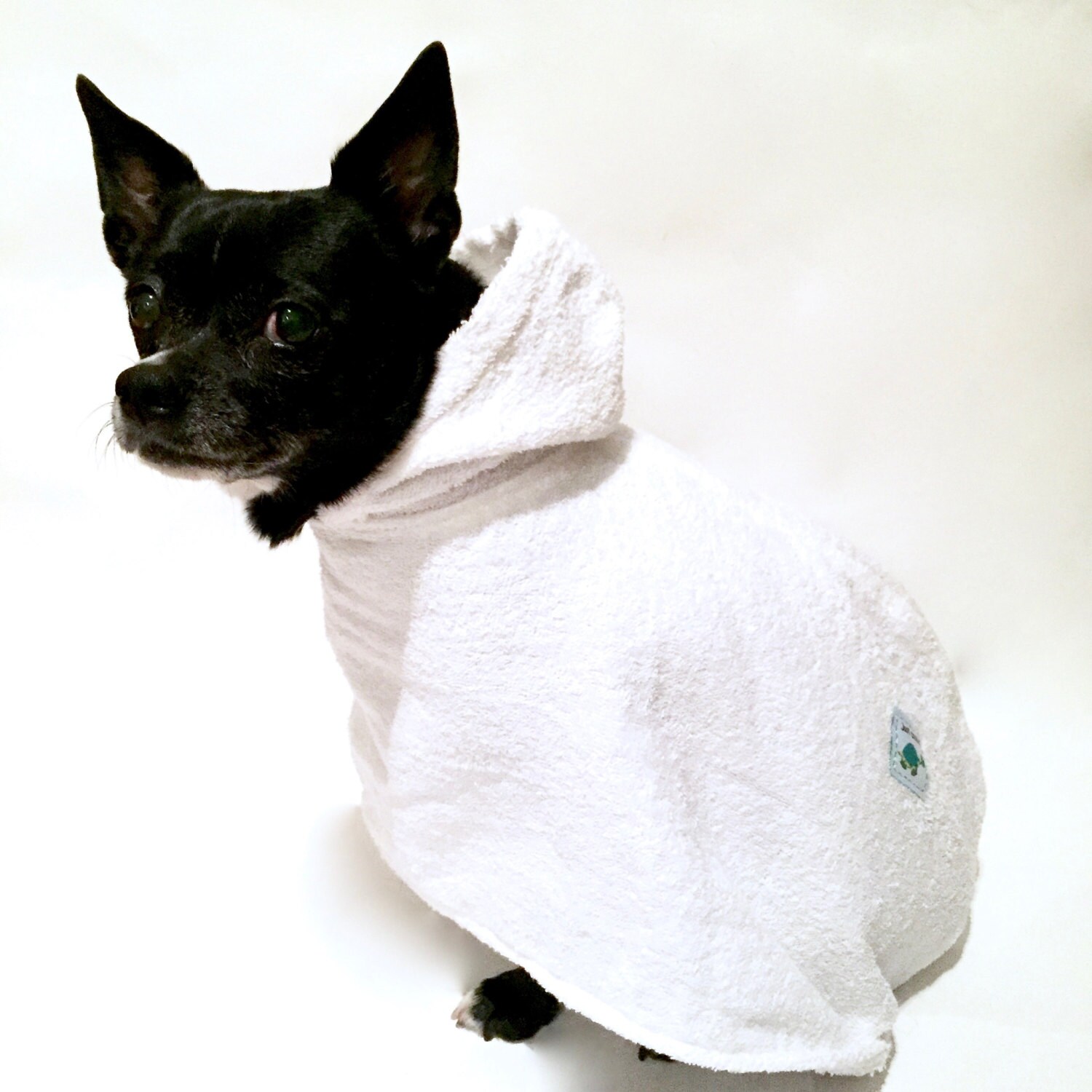 Dog Bathrobe Hooded Robe for Dog Terrycloth Robe for Small | Etsy