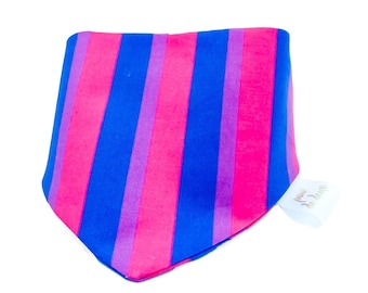 Bisexual Pride Dog Bandana, Pride Bandana for Dogs, Bisexual Dog Bandana, Gift for Bisexual Dog Mom, Bandana in Bi Flag Colors Bisexual Flag