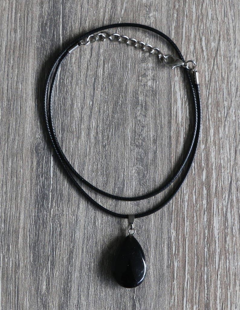 necklace drop-shaped mandala