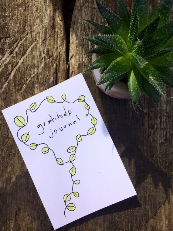 Gratitude Journal Gratitude Notebook 100 Recycled A6 Etsy