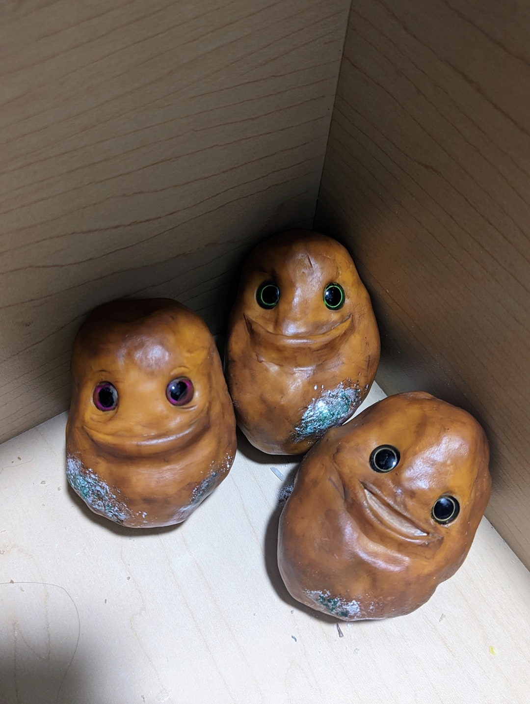 Moldy Old Potatoes Mould Old Potato Figurine Etsy