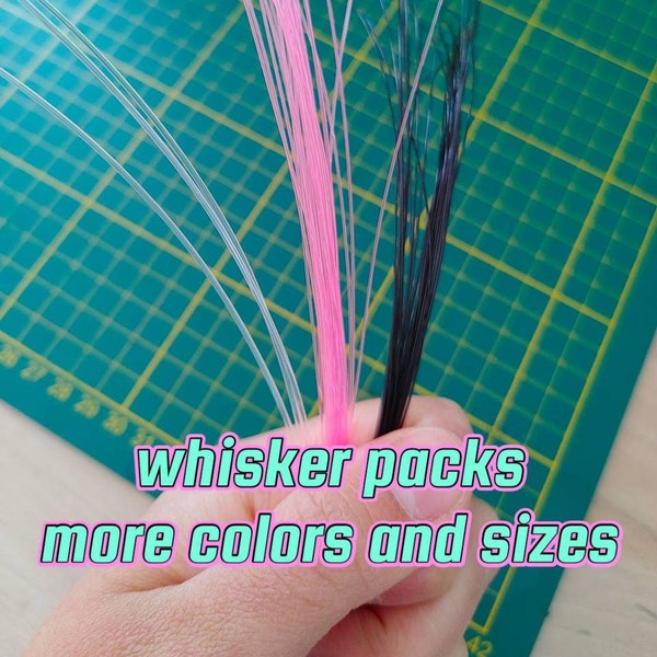 Fursuit whiskers ( sculptures / plushies )