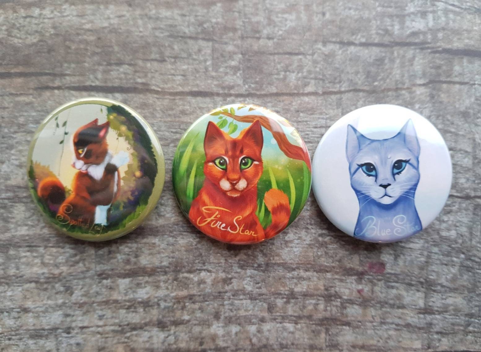 Warrior Cats Button Pack VILLAINS 