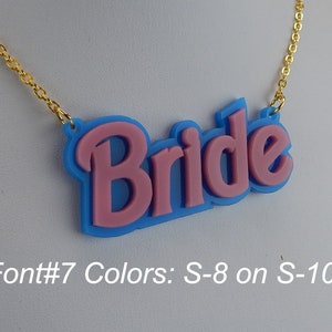 Personalized Custom Name Necklace Laser Cut