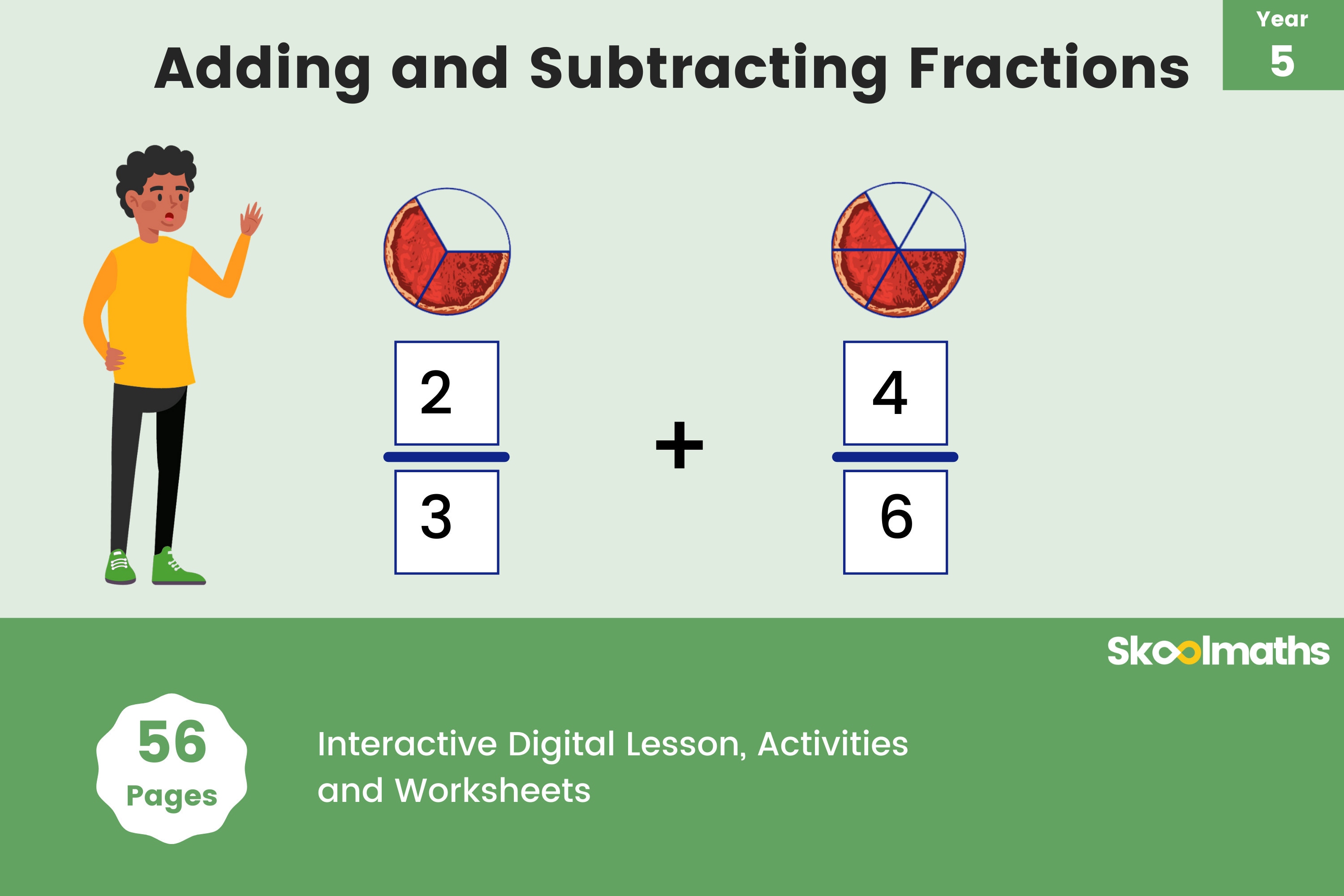 adding fractions year 5 problem solving