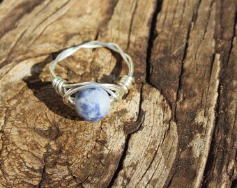 Sodalite Stone ring
