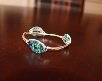 Shell Bangle Bracelet