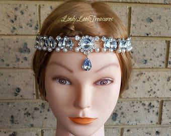 Spilla per capelli da sposa con cristalli e diamanti Hera