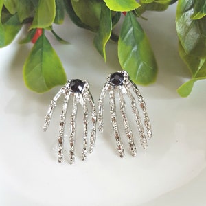 Skeleton Hands Stud Earrings, Halloween Earrings, Gothic, Punk, Heavy Metal, Punk, Jewelry, Grateful Dead, Halloween Stud Earrings