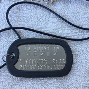 Etiquetas de perro de las Escrituras Cristianas, Mi Identidad se encuentra en Jesús, Regalo Espiritual, Citas bíblicas Collar, Regalo del Día de los Padres, Regalo para él, Regalo de papá