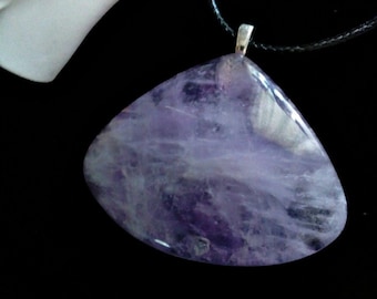 Pingente de cristal de ametista, Pingente de pedra preciosa, Pingente de pedra natural, Pingente roxo, Pingente de ametista, Colar de ametista, Joias de ametista