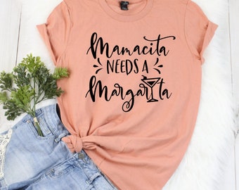 Margarita-tröja, Mamacita behöver en margarita, drickskjorta, semestertröja, mexikansk mattröja, Margarita-tröja, Cinco de Mayo, tequila-tröja