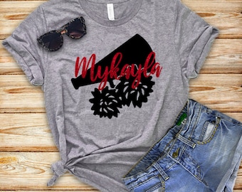 Benutzerdefinierte Cheerleader Shirt / Cheer Mom Shirt / Cheerleading Shirt / Cheer Oma / Cheer Mom / anpassbare Shirt / Cheer T-Shirt / Cheer Shirt