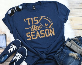 Voetbal ' Tis het seizoen/voetbal moeder/voetbal moeder shirts/voetbal shirt/voetbal moeder tshirt/voetbal TShirt/voetbal Mama