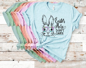 Easter Hair Don't Care / Womens Easter shirt / Cute Easter Shirt / Womens Easter / Cute Easter Tee / Peter Cottontail /Peter Rabbit