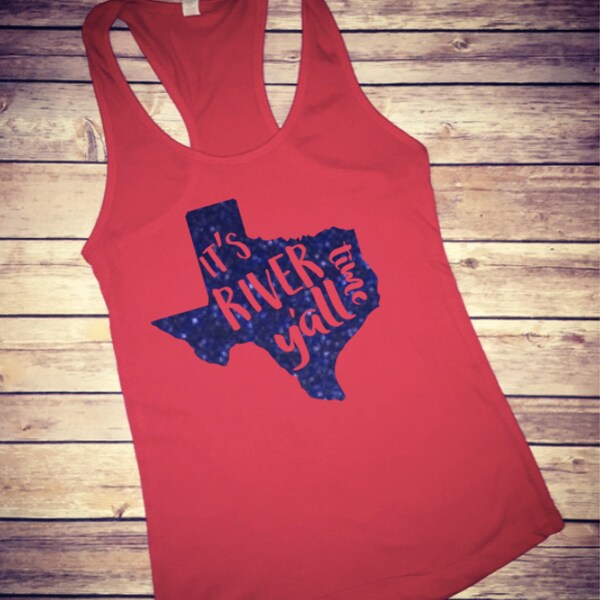 Land Tank-Top / Fluss Tank / Fluss Tank Top / River Shirt / Texas Tank / Texas Tank Top / Texas Shirt / seine Flusszeit yall