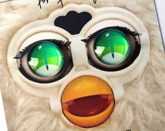 F4 - 6 COLORES 15 mm Lindos chips de ojos para Furby Ojos de Furby Ojos de juguete de anime