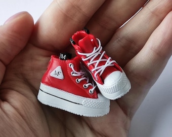 Zapatos de plataforma K10 RED para muñecas, zapatillas para muñeca Blythe, zapatos Blythe, zapatos para muñeca ob22, zapatos Obitsu Azone