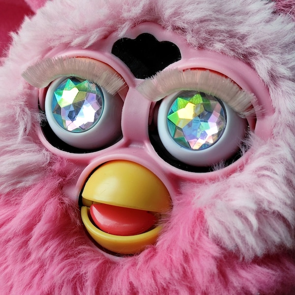 R-10 Shiny Rhinestones eye chips for Furby Iridescent Furby eyes