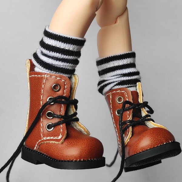 01 BROWN Blythe doll shoes Blythe doll boots ob24 Pullip Monst ob22 doll shoes