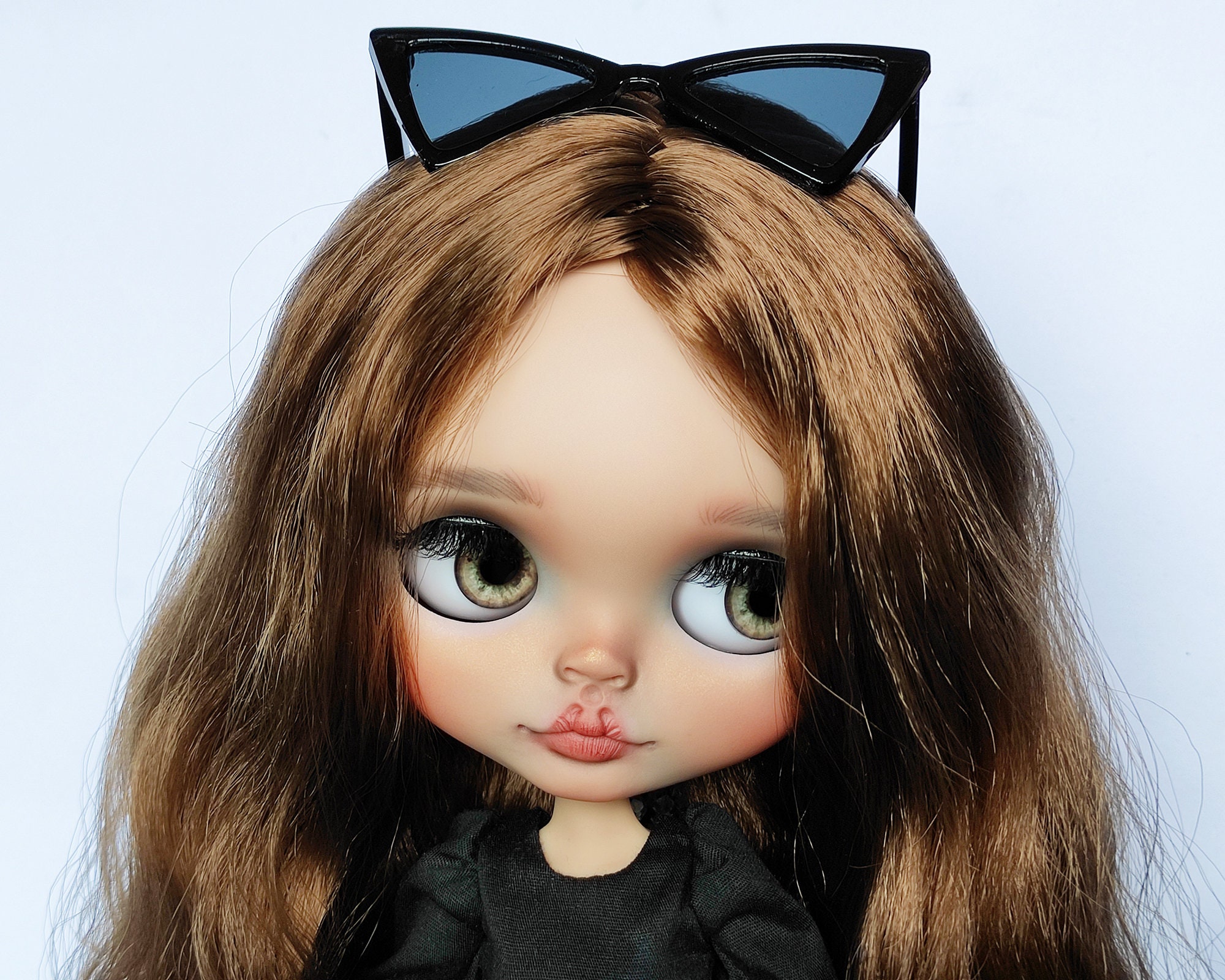 1 Pezzo Occhiali Per Bambola, Materiale Plastico, Adatti Per Blythe, 6 - Foto 5