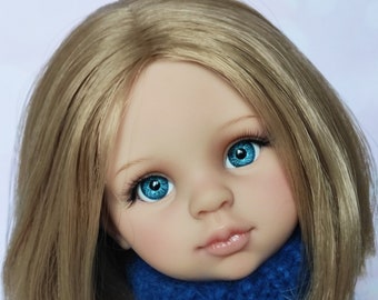 BLUE eyes 12mm for Paola, Doll eyes, Plastic eyes for dolls - PR01