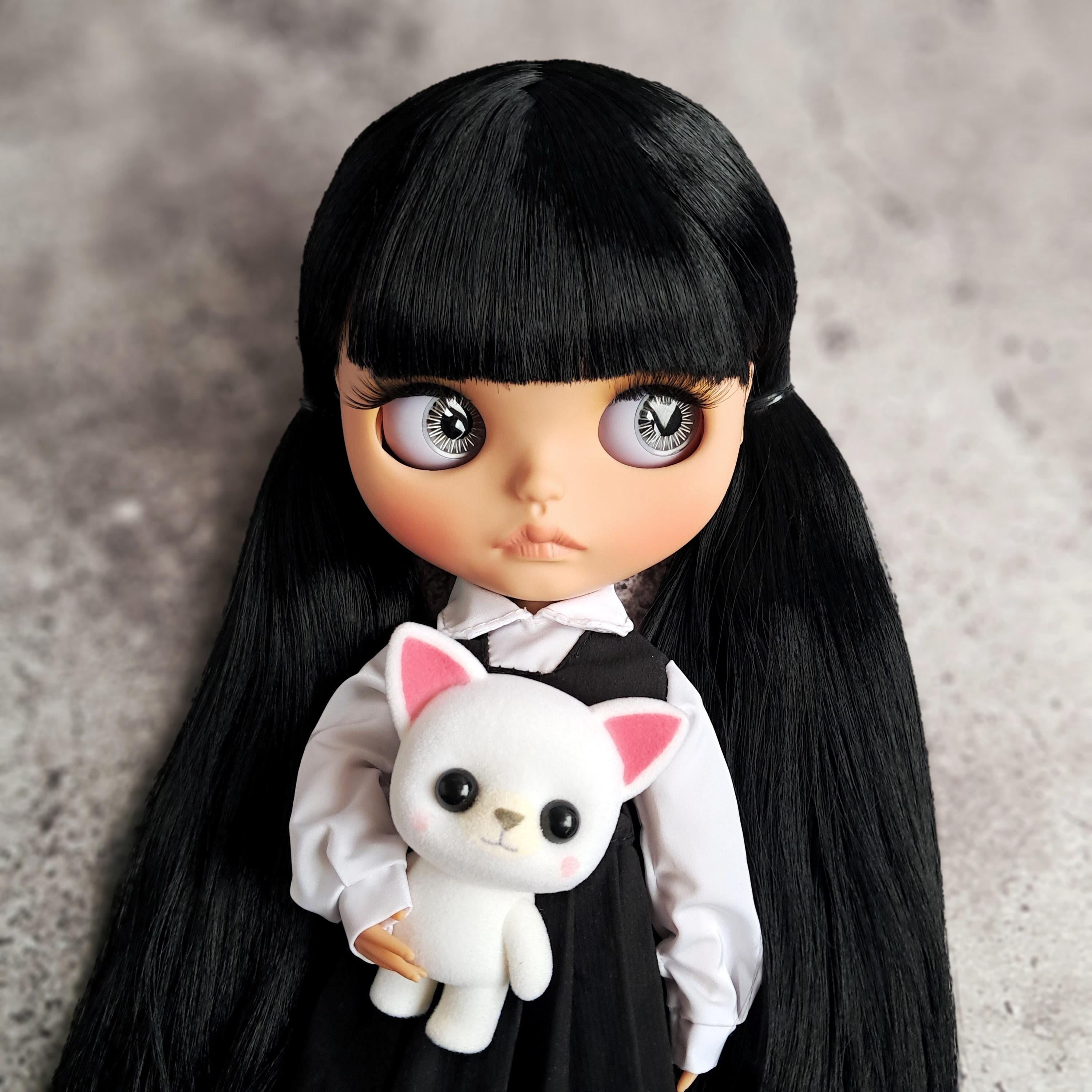 Blythe doll black hair - Etsy 日本