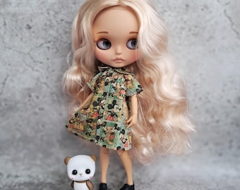 Muñeca Blythe BL-14, regalo para niñas, regalo para niños, muñeca Blythe, muñeca con ropa y zapatos, muñeca Blythe de cabello rubio ondulado