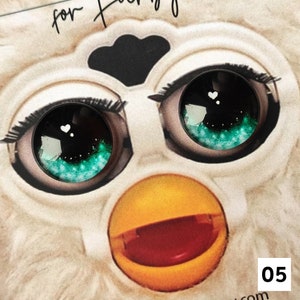 F8 - 15mm Cute eye chips for Furby Furby eyes  Anime toy eyes