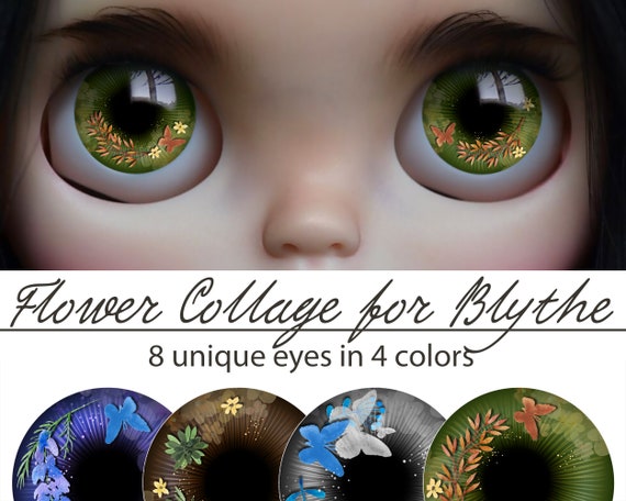 3D Doll Eyes Printable Eyechips for Blythe Dolls Blythe Eyes - Etsy