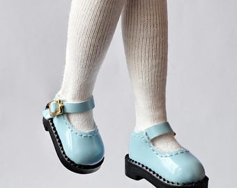 N13 2.7cm BLUE for original Takara Blythe doll shoes Neo Blythe doll low shoes ob22 doll shoes Mary Jane shoes for 1:12 dolls