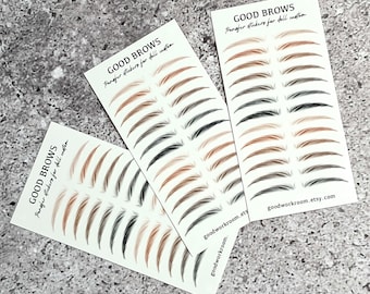 CEJAS para muñecas personalizadas, tatuaje de cejas para Blythe, Paola, otras muñecas, cejas pequeñas para personalizar, herramienta para personalizar muñecas Blythe