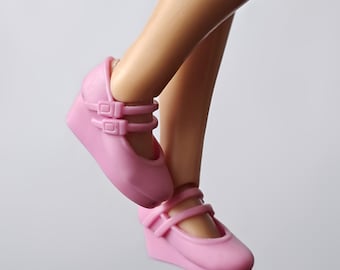 T17 PINK Blythe doll shoes Blythe doll low shoes doll shoes ob22 Obitsu Azone doll shoes 1/6