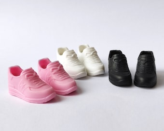 K13 THREE COLORS Black White Pink Blythe doll shoes Blythe doll sneakers doll shoes ob22 Obitsu Azone doll shoes 1/6