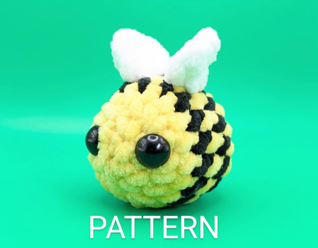 Bee Crochet Pattern Amigurumi Toy Instant Digital Download PDF Tutorial ...