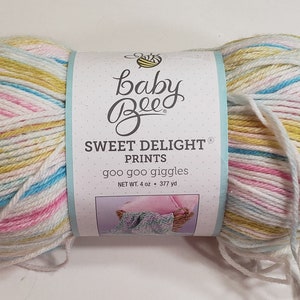 Hobby Lobby Baby Bee Sweet Delight Yarn Pink A Boo Marled 4 Oz 377