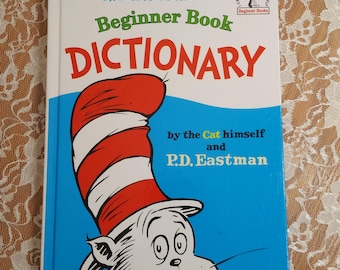The Cat in the Hat Beginner Book Dictionary - P. D. Eastman - Etsy
