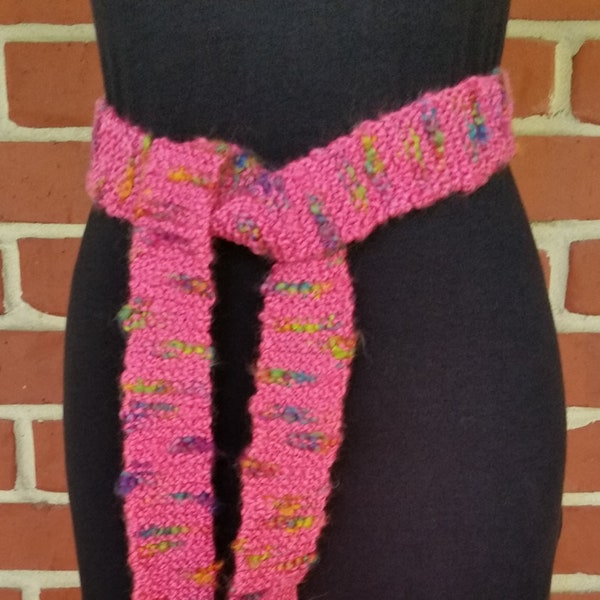 Knitted Belt Etsy