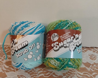 Lily Sugar n Cream Scrub Off Yarn: Cotton Blend, Medium 4 (1 Skein)