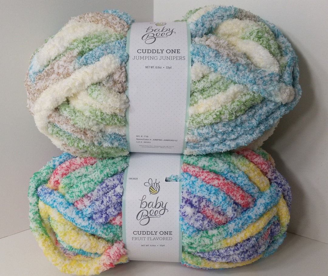 1 Skein 22 Skeins Available From 2 Colors Baby Bee Cuddly One Yarn, 8oz