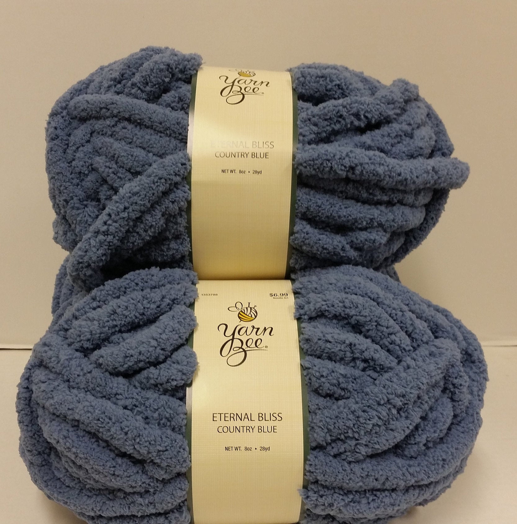 Bernat Blanket Super Bulky 6 Yarn Country Blue 10106 100