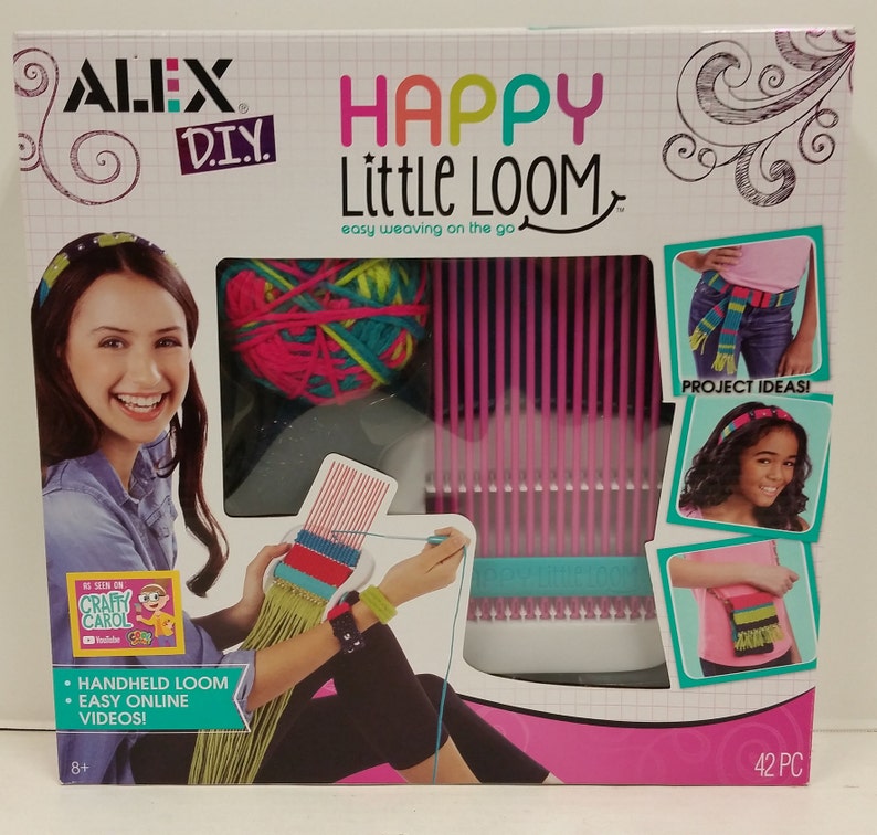Alex DIY Happy Little Loom Kit, Handheld Weaving Loom - Etsy