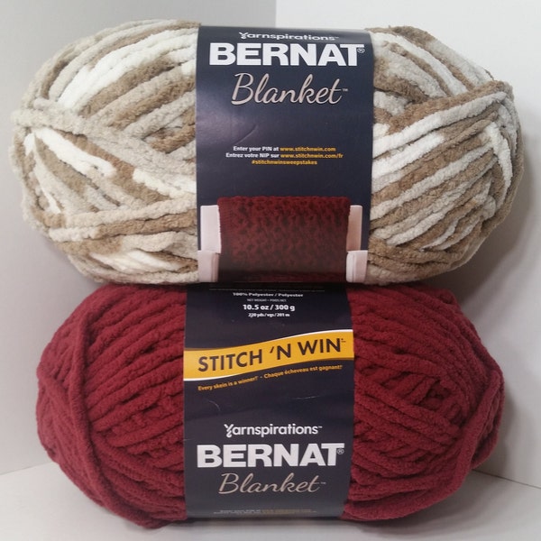 Bernat Stitch and Win Yarn Etsy