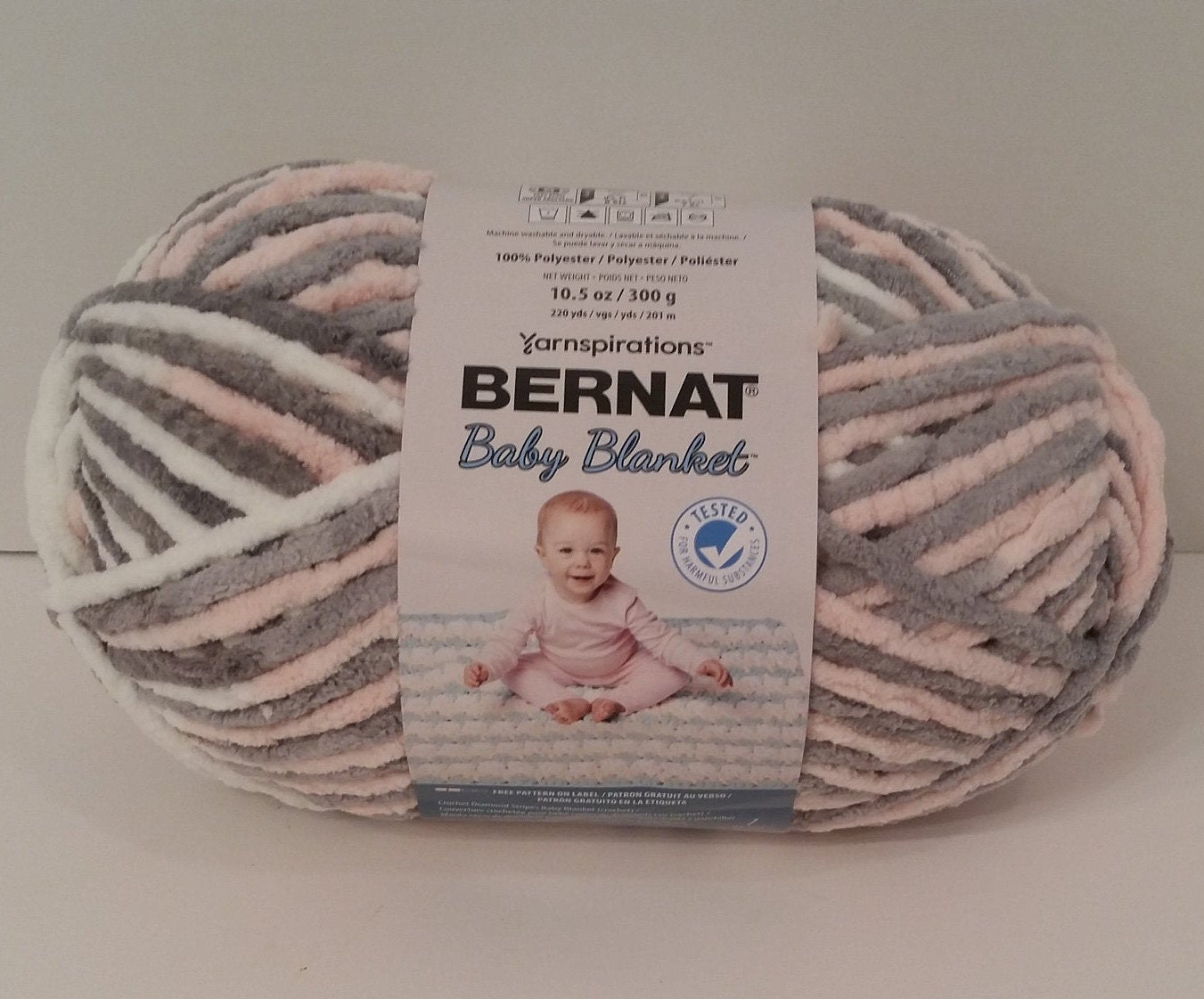 Crochet Pattern, BERNAT Blanket Yarn, BERNAT Baby Blanket Pattern, Beginner  Crochet Pattern Baby Blanket Crochet Pattern Easy Ribbed Blanket 