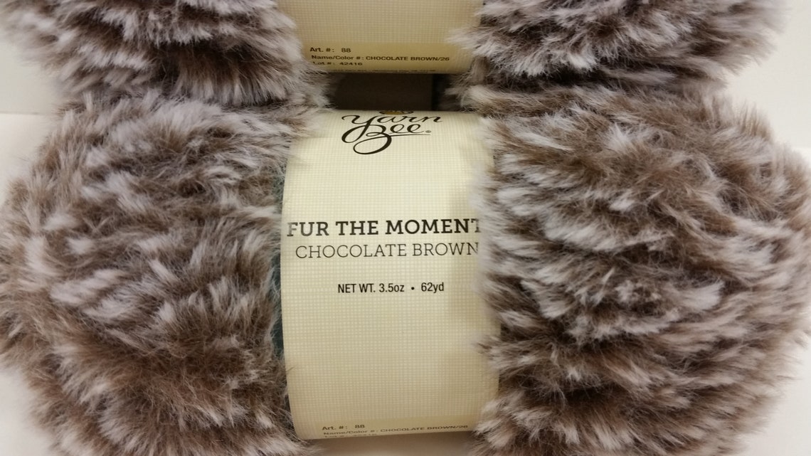 1 Skein 4 Skeins Available Yarn Bee Fur the Moment Yarn Etsy