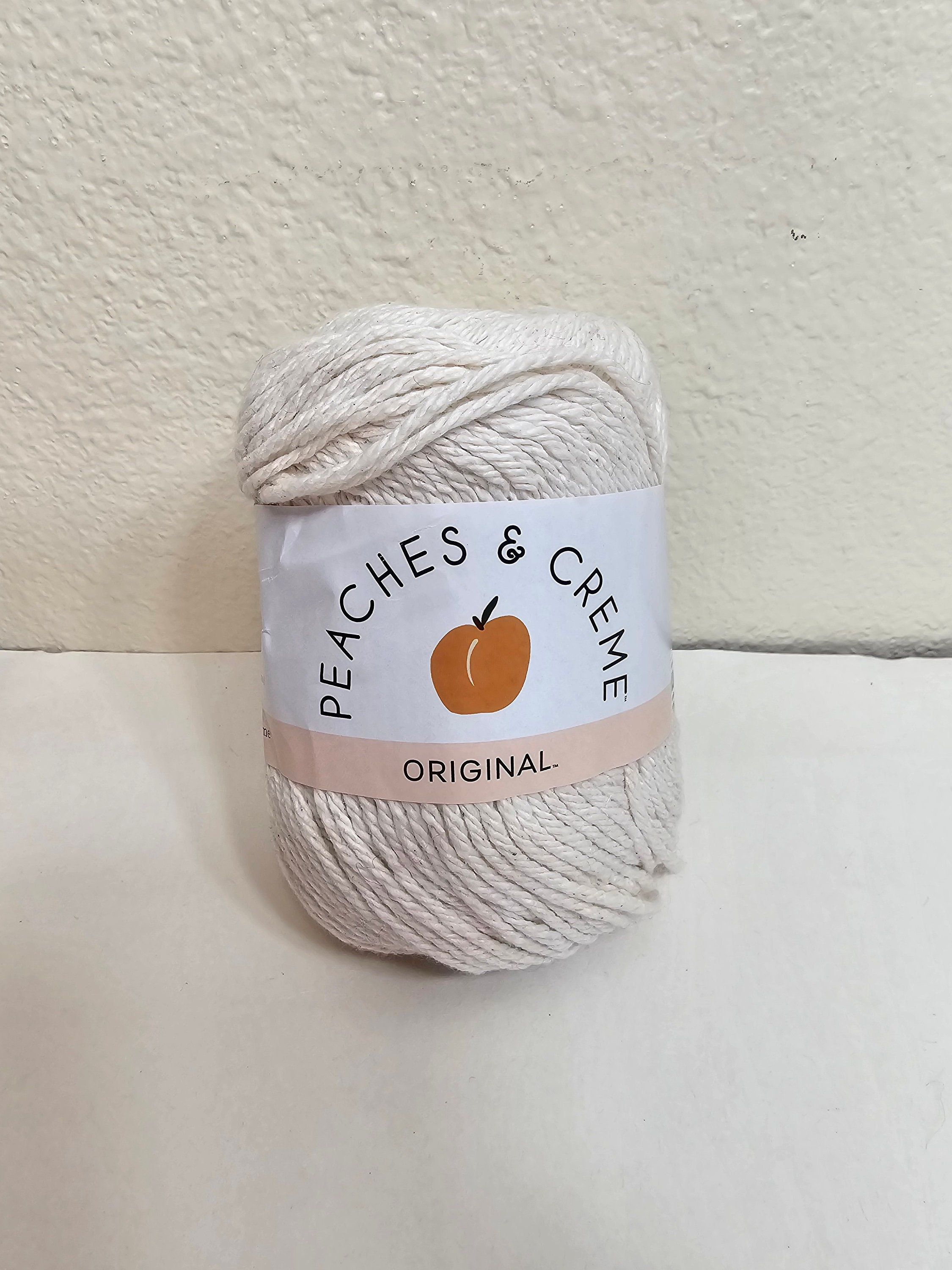 Cotton Yarn in Shades of Beige, Peaches and Cream, Variegated Beige Cotton  Yarn, Linen Cotton Yarn 